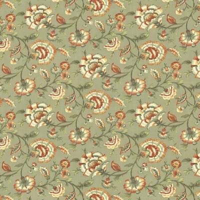 Kasmir Patricia Clay Dust in 1452 Beige Linen  Blend Fire Rated Fabric Medium Duty CA 117  NFPA 260  Vine and Flower  Jacobean Floral   Fabric